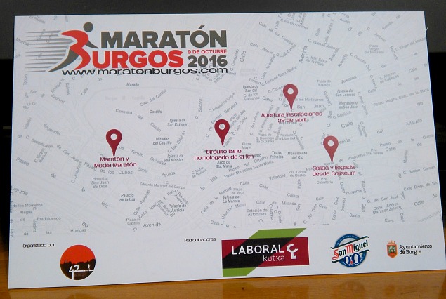 La primera maratón ciudad de Burgos se celebrará el 9 de octubre.